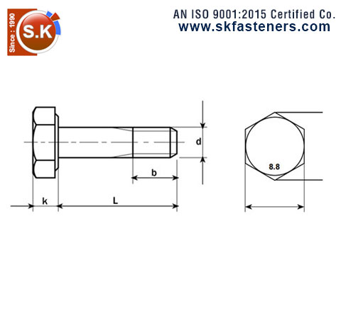 DIN 6914 / ISO 7412 Hex Bolts manufacturers exporters suppliers in india punjab ludhiana